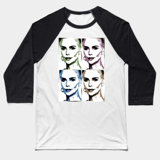 Woman (pop art) Baseball T-Shirt